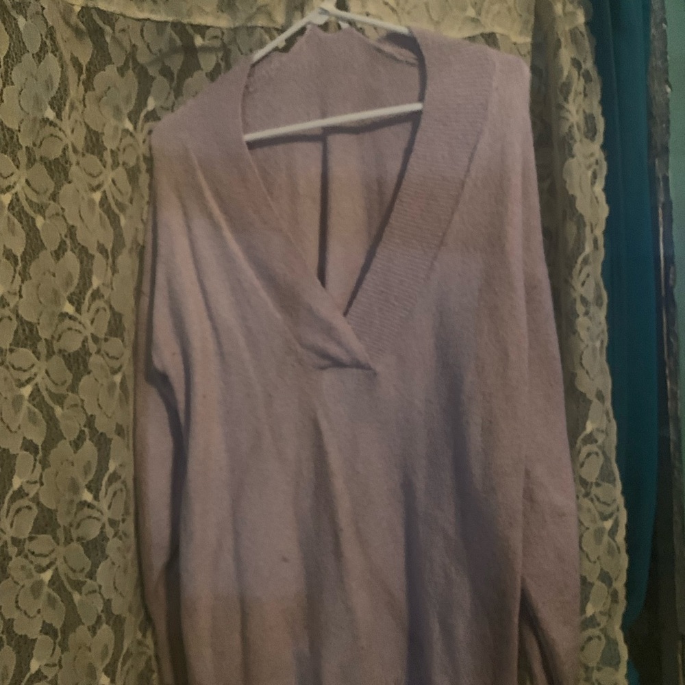 lilac purple sweater